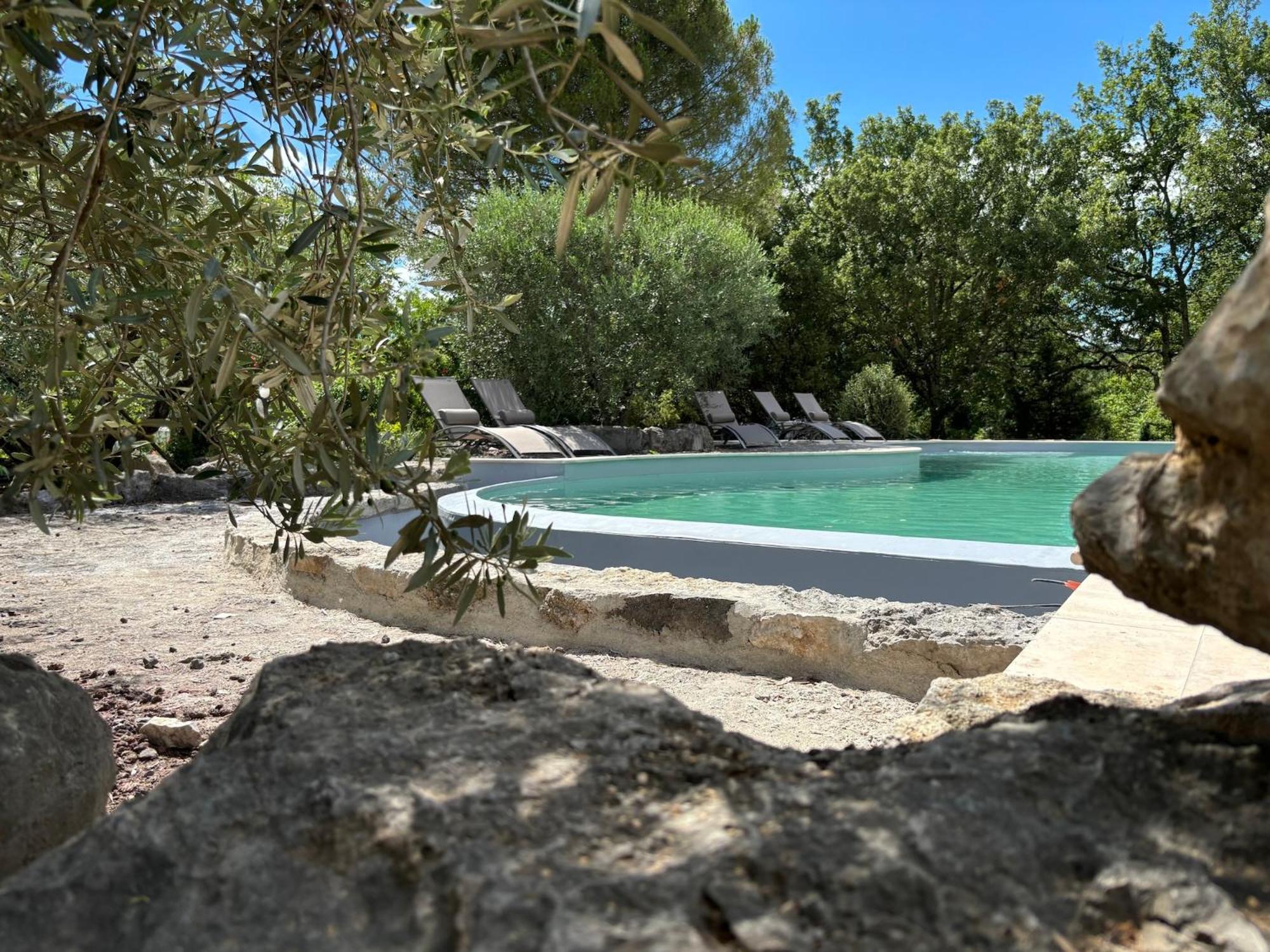 Maison Pour 12P, Piscine A Debordement Chauffee D'Avril A Octobre Inclus Ruoms Exteriér fotografie